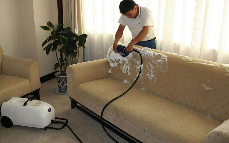 Cách giặt ghế sofa vải, nỉ