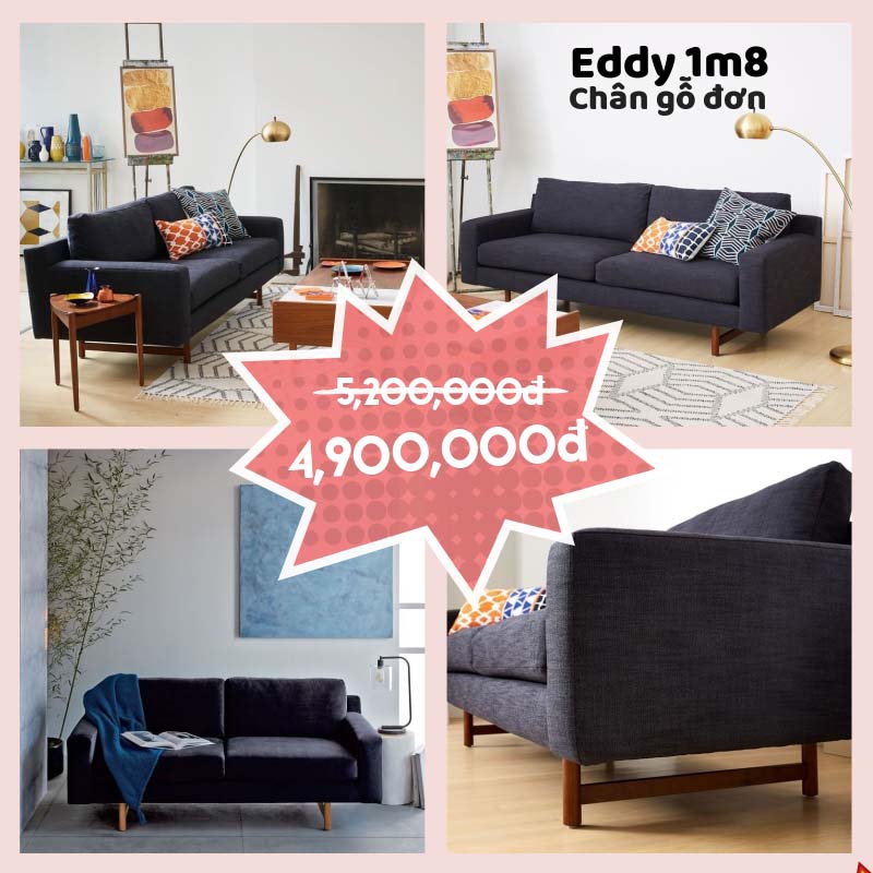 Ghế sofa băng Eddy