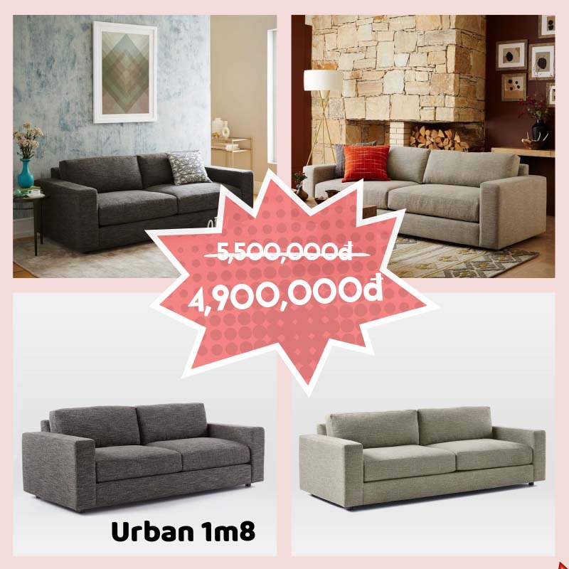 Ghế sofa băng Urban