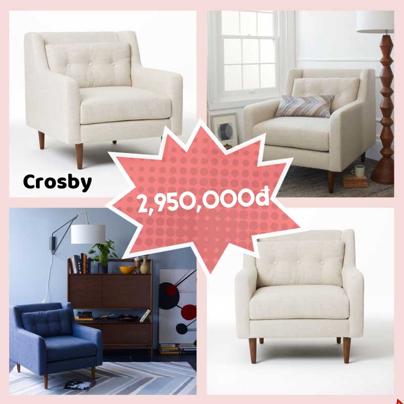 Ghế sofa đơn Crosby