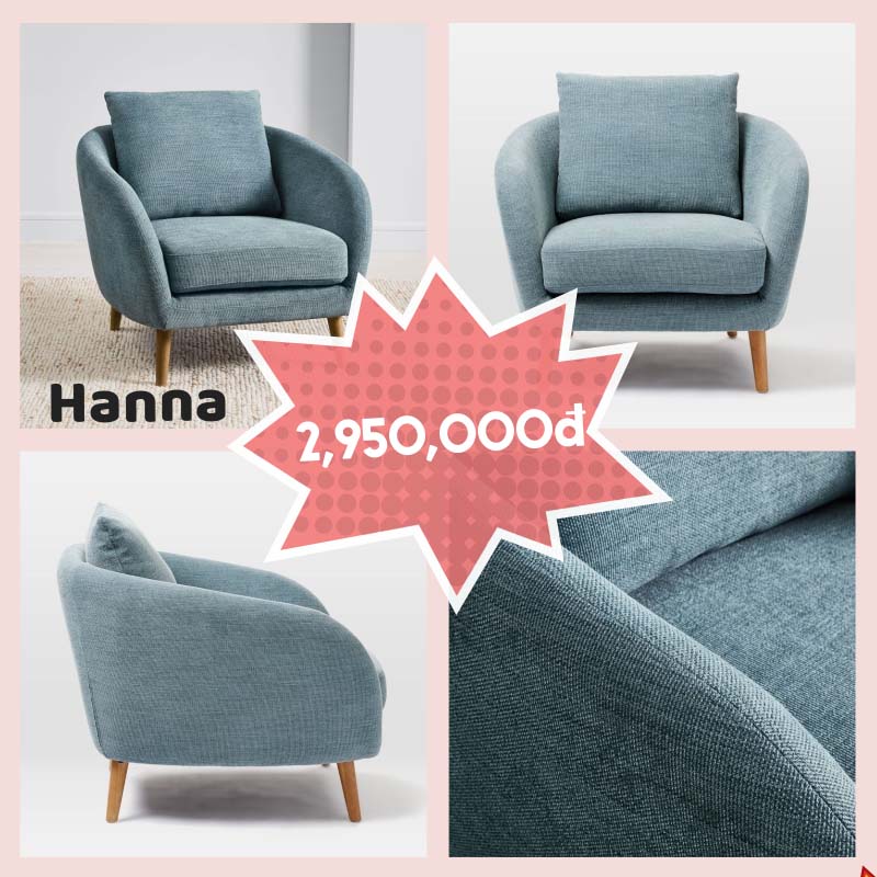 Ghế sofa đơn Hanna