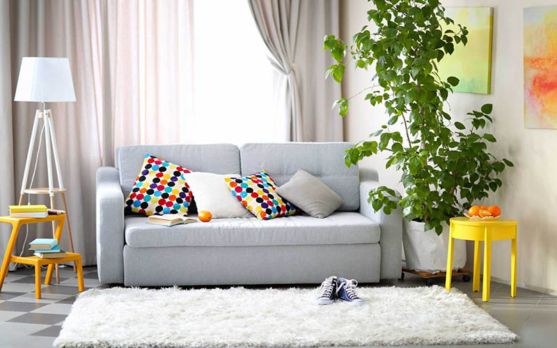 Ghế sofa giúp không gian phòng khách sang trọng hơn